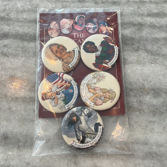 NEW Vintage American Girls Collection Book Button Pins by Pleasant Company - Picture 3 of 4